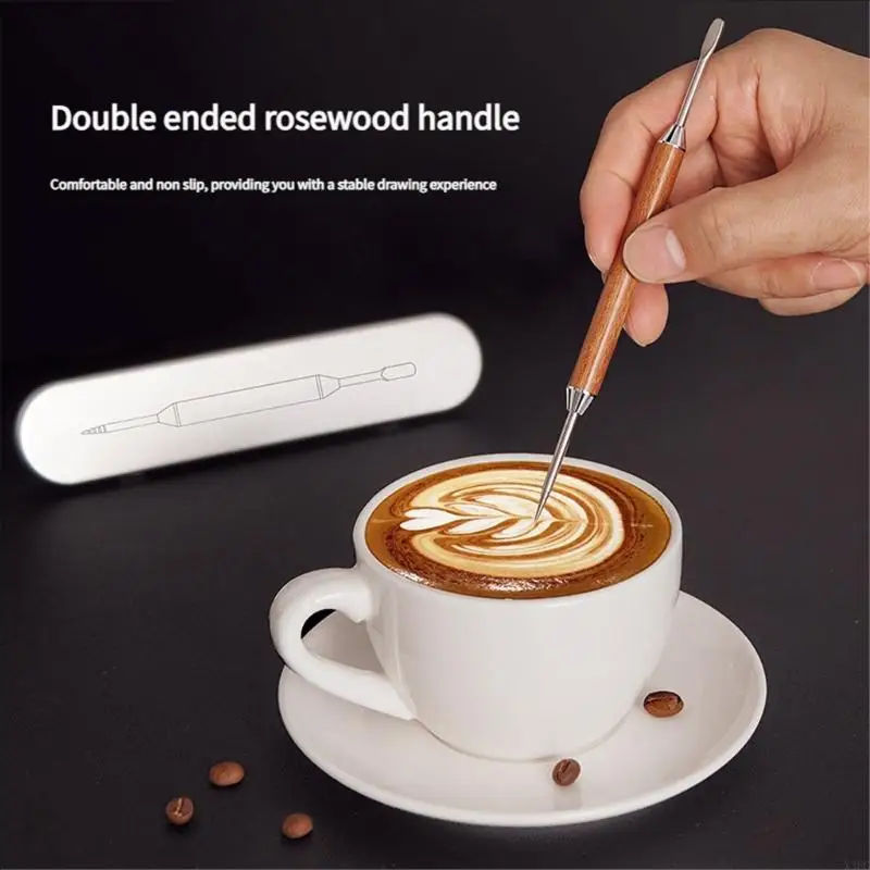 Multiple Pattern Latte Art Styluses Durable Nonrust Steel Brewing Essential X3UC
Multiple Pattern Latte Art Styluses Durable Nonrust Steel Brewing Essential X3UC