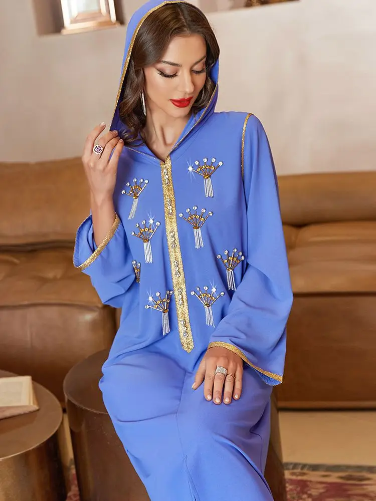 Рамадан с капюшоном Abaya Дубай, Турция исламское мусульманское платье Abaya женский халат женский cafcaftan Marocain De вечерree Wy858
Рамадан с капюшоном Abaya Дубай, Турция исламское мусульманское платье Abaya женский халат женский cafcaftan Marocain De вечерree Wy858