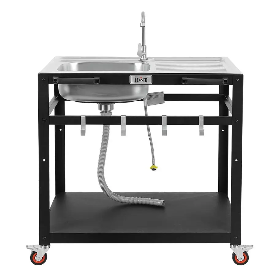 Уличная тележка-гриль 35 с раковиной, уличная кухонная раковинная станция с подключением к водопроводу, отдельно стоящая раковина на колесах, нержавеющая сталь
Уличная тележка-гриль 35 с раковиной, уличная кухонная раковинная станция с подключением к водопроводу, отдельно стоящая раковина на колесах, нержавеющая сталь