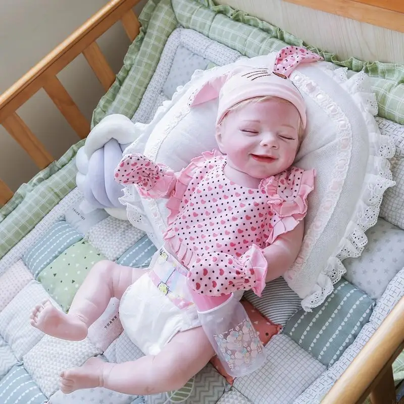 R1WF 55cm Realistic for Doll Soft Body Vinyl Toddler Babies Princess Sleeping Toy Birthday Christmas Gift for Girls
R1WF 55cm Realistic for Doll Soft Body Vinyl Toddler Babies Princess Sleeping Toy Birthday Christmas Gift for Girls