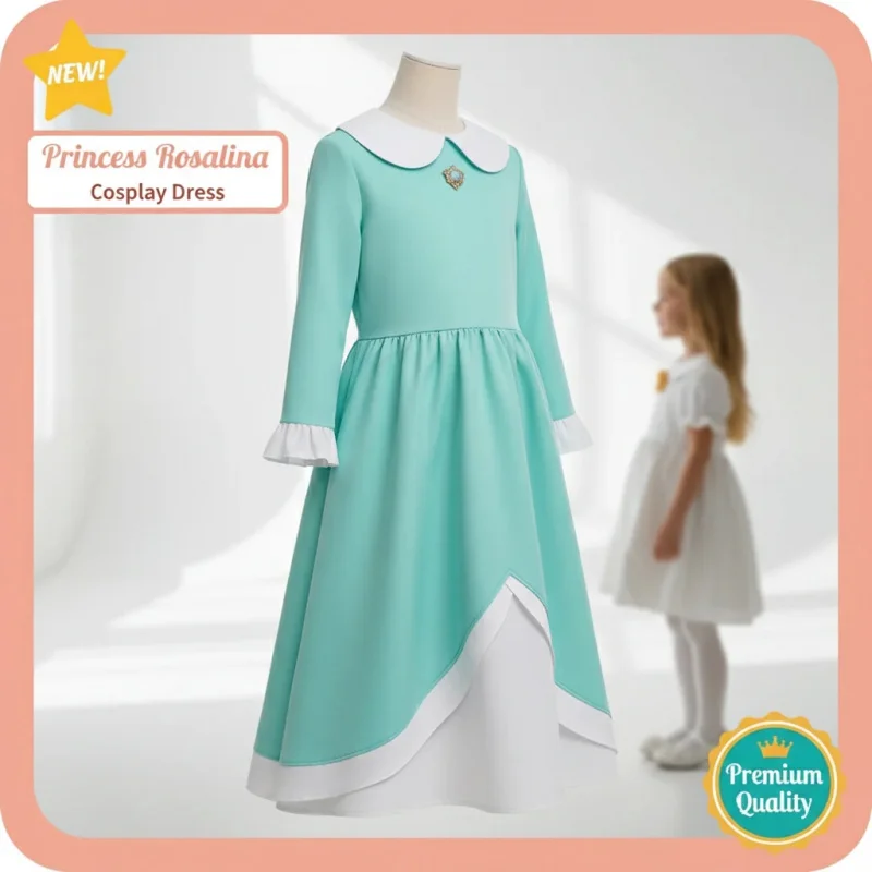 ▶❤Girls Peach Princess Dress Long Sleeve Halloween Cosplay Costume Game Role Play Set❤◀
▶❤Girls Peach Princess Dress Long Sleeve Halloween Cosplay Costume Game Role Play Set❤◀
