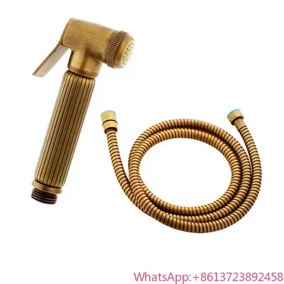 Bronze handheld bidet nozzle shower set, copper bidet nozzle, toilet bidet faucet, washbasin
Bronze handheld bidet nozzle shower set, copper bidet nozzle, toilet bidet faucet, washbasin