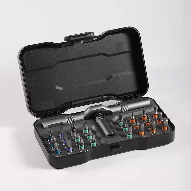 24 in 1 ratchet screwdriver set Multifunctional S2 Magnetic Bits Tools Set DIY Household wrench driver Repair Tool
24 in 1 ratchet screwdriver set Multifunctional S2 Magnetic Bits Tools Set DIY Household wrench driver Repair Tool