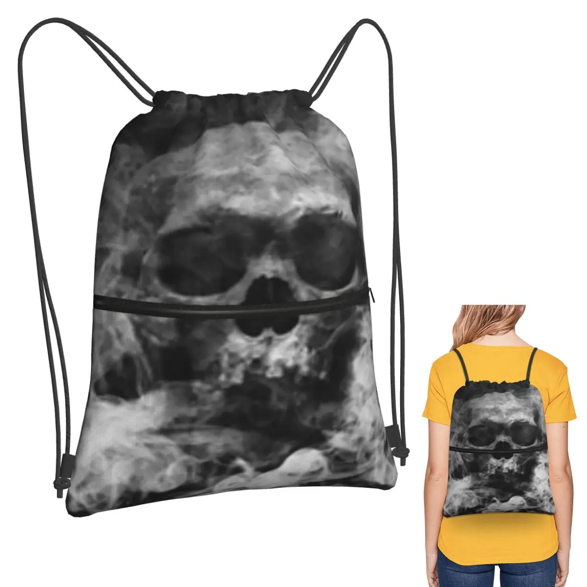 Santa Muerte Saint Death Goth Mexican Muertos Skull Backpacks Fashion Drawstring Bags Sports Bag Book Bags for Travel Students
Santa Muerte Saint Death Goth Mexican Muertos Skull Backpacks Fashion Drawstring Bags Sports Bag Book Bags for Travel Students