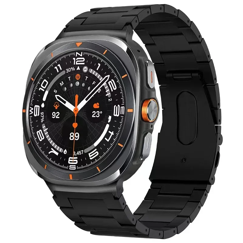 Высококачественный титановый ремешок для Samsung Galaxy Watch Ultra 47 мм, металлический браслет из нержавеющей стали, ремешок для Galaxy Watch Ultra 47 мм
Высококачественный титановый ремешок для Samsung Galaxy Watch Ultra 47 мм, металлический браслет из нержавеющей стали, ремешок для Galaxy Watch Ultra 47 мм