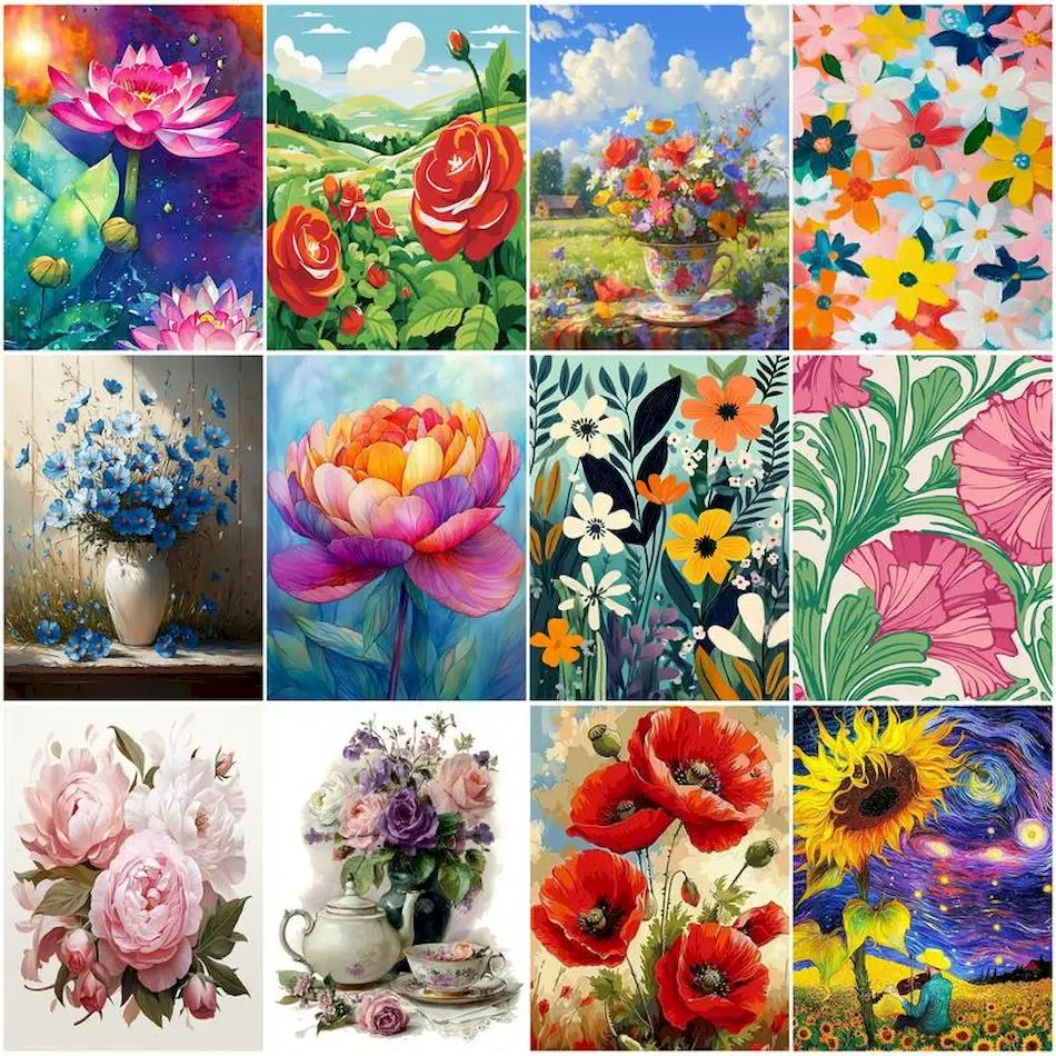 RUOPOTY Painting By Number Adults Flowers Color Markers Picture Paint Acrylic Drawing By Numbers Crafts Decorative Home Decor
RUOPOTY Painting By Number Adults Flowers Color Markers Picture Paint Acrylic Drawing By Numbers Crafts Decorative Home Decor