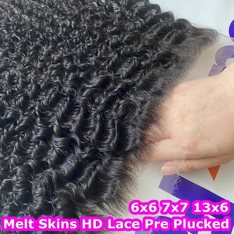 Deep Curly 13x6 HD Lace Frontal Melt Skins Invisible HD Lace Closure 13x4 Full Frontal Only Curly Hair Virgin Hair For Woman
Deep Curly 13x6 HD Lace Frontal Melt Skins Invisible HD Lace Closure 13x4 Full Frontal Only Curly Hair Virgin Hair For Woman