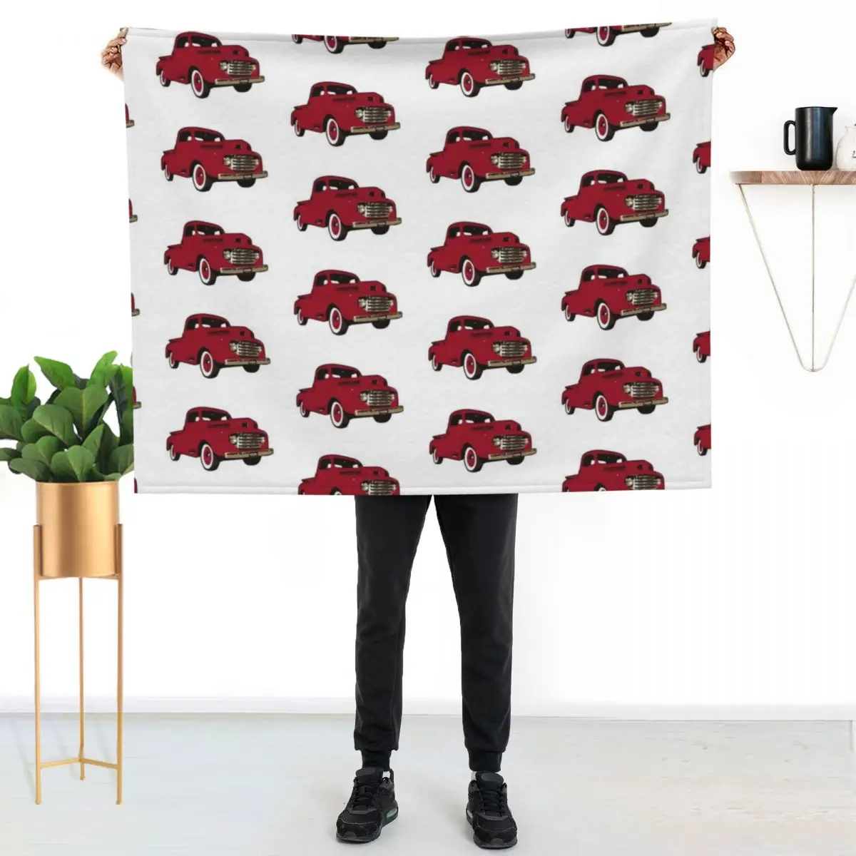 Red 50s Classic F Truck Throw Blanket Cozy Napping Blanket Gift for Mom Dad
Red 50s Classic F Truck Throw Blanket Cozy Napping Blanket Gift for Mom Dad