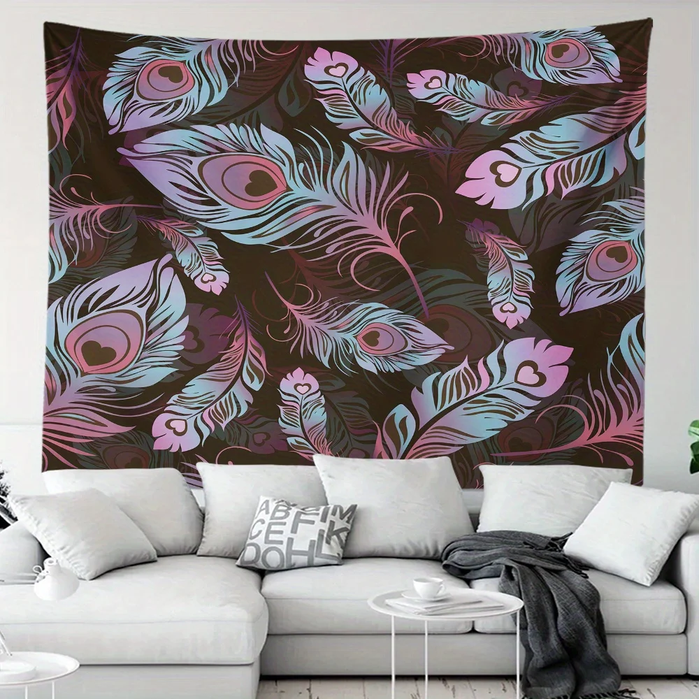Peacock Feather Tapestry Background Cloth Hanging Cloth Bedroom Bedside Decorative Wall Cloth Rental Dormitory Tapestry
Peacock Feather Tapestry Background Cloth Hanging Cloth Bedroom Bedside Decorative Wall Cloth Rental Dormitory Tapestry