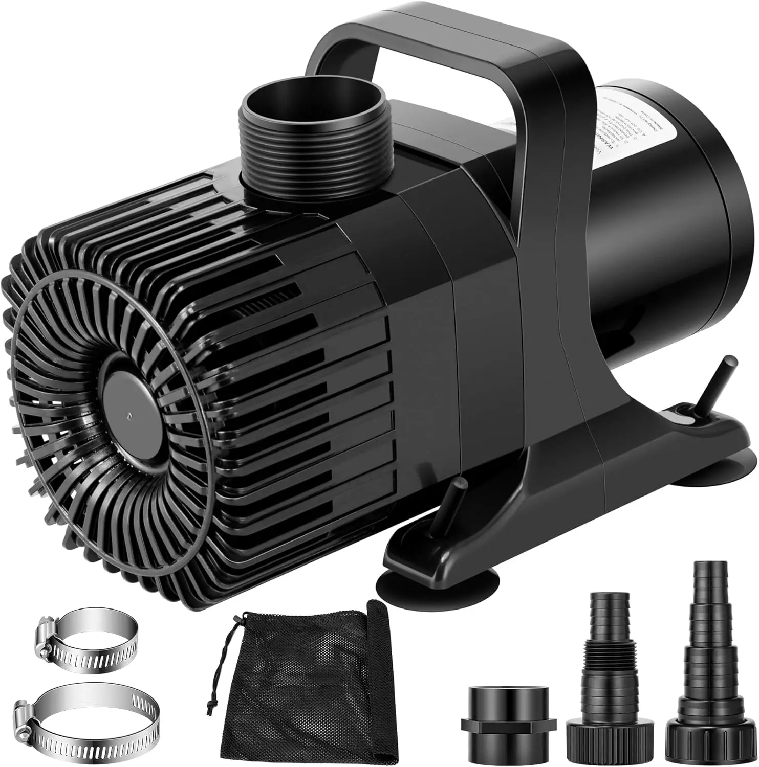 2600 GPH Submersible Water Pump, Ultra Quiet 200W for Ponds & Waterfalls, 20ft Lift Height
2600 GPH Submersible Water Pump, Ultra Quiet 200W for Ponds & Waterfalls, 20ft Lift Height