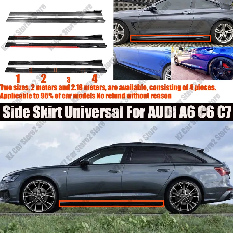 FOR AUDI A6 C6 C7 2M Car Side Skirt Extension Plate Lip Separator Bumper 2.18M Racing Side Spoiler
FOR AUDI A6 C6 C7 2M Car Side Skirt Extension Plate Lip Separator Bumper 2.18M Racing Side Spoiler