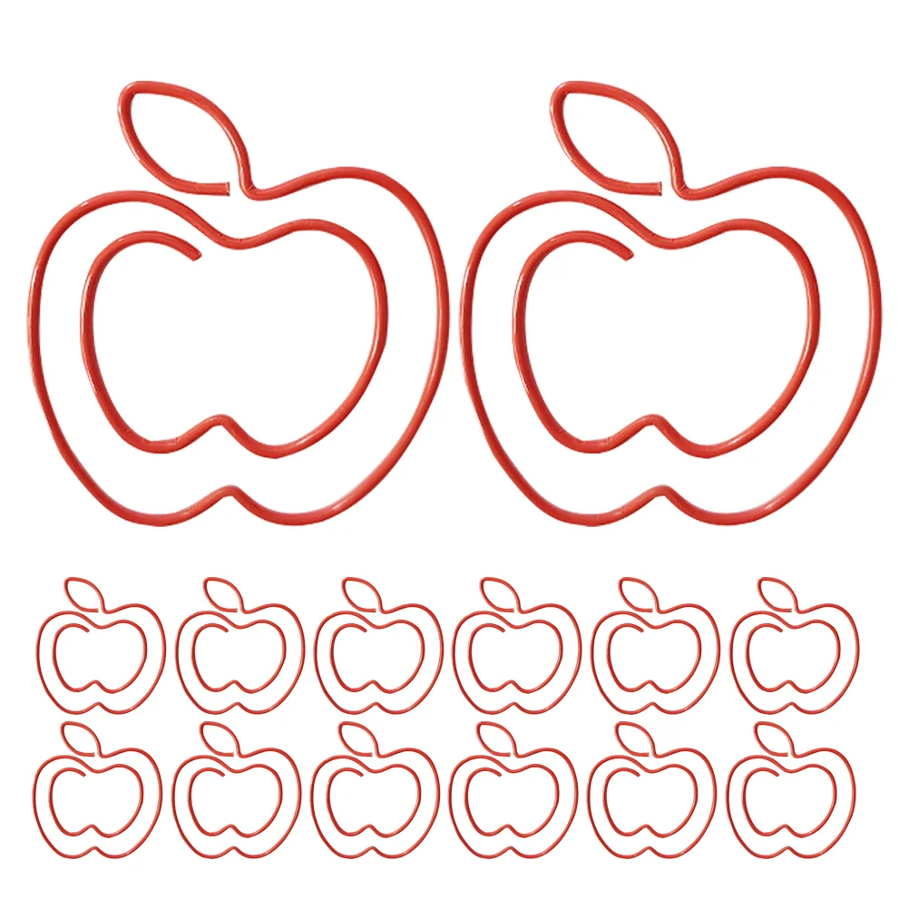 50pcs Red Shaped Paper Clips Cute Fruit Bookmarks for Classroom Office Student Teacher Practical Supplies
50pcs Red Shaped Paper Clips Cute Fruit Bookmarks for Classroom Office Student Teacher Practical Supplies