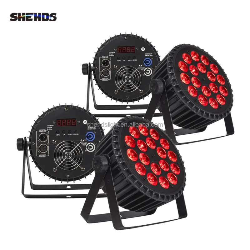 Shehds Best Price 12W RGBW Flat PAR LED Aluminium 18x12 LED Effect Par Light Aluminum Alloy LED Par for Club Wedding
Shehds Best Price 12W RGBW Flat PAR LED Aluminium 18x12 LED Effect Par Light Aluminum Alloy LED Par for Club Wedding