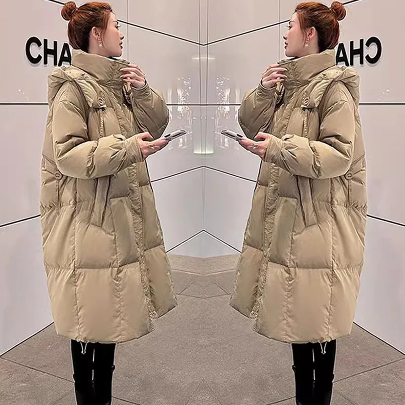 High Quality Fluffy Feather Jacket Women's 2023 Winter Down Cotton Coat Hooded tops Warm Snow Oversize Female Thick Long Parkas
High Quality Fluffy Feather Jacket Women's 2023 Winter Down Cotton Coat Hooded tops Warm Snow Oversize Female Thick Long Parkas