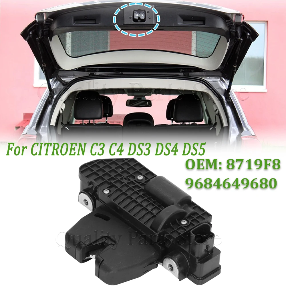 Tailgate Boot Lid Lock For Peugeot 208 2008 3008 5008 508 Trunk Tailgate Lock Actuator 9684648680 9151487499 9684649680 8719F8
Tailgate Boot Lid Lock For Peugeot 208 2008 3008 5008 508 Trunk Tailgate Lock Actuator 9684648680 9151487499 9684649680 8719F8
