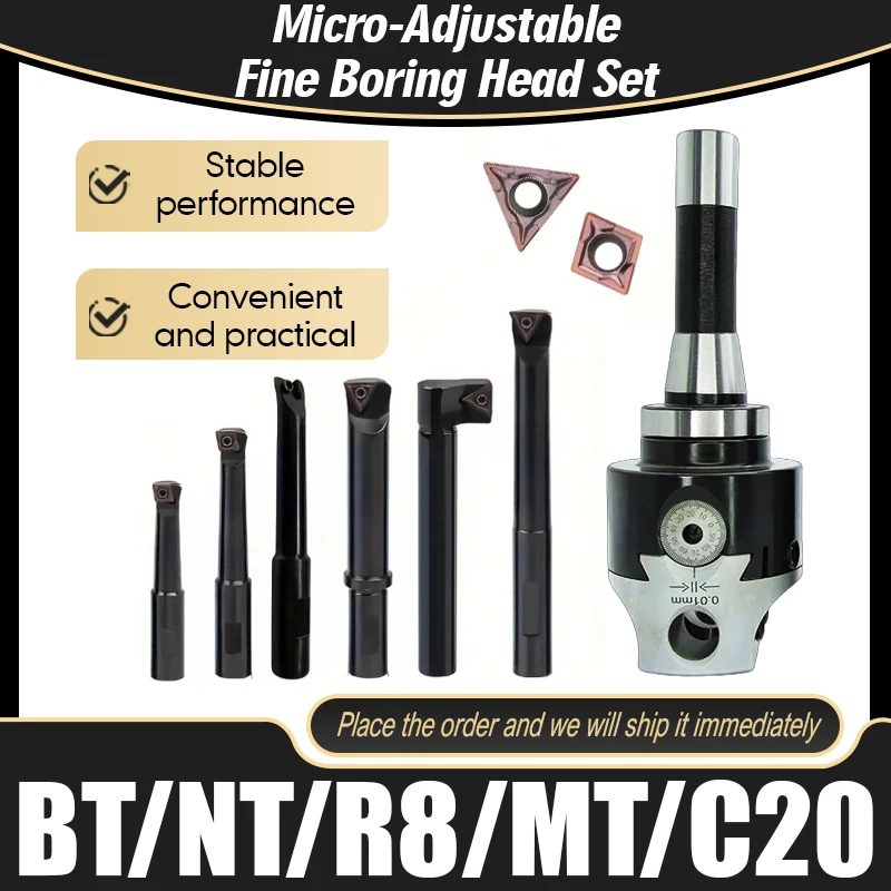 New-type F1 Boring Head Lathe MT2 MT3/4 C20/25 BT30 BT40 NT30 NT40 R8 F1 Machine Clamp Boring Bar F1 2 Inch 50MM Boring Head
New-type F1 Boring Head Lathe MT2 MT3/4 C20/25 BT30 BT40 NT30 NT40 R8 F1 Machine Clamp Boring Bar F1 2 Inch 50MM Boring Head