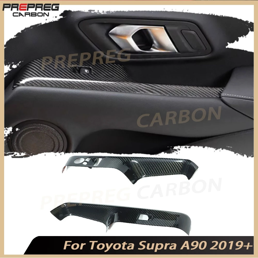 Forged Carbon Fiber For Toyota Supra A90 2019+ Interiors Window Switch Panel Cover Trim For Toyota Interior Car Accessories
Forged Carbon Fiber For Toyota Supra A90 2019+ Interiors Window Switch Panel Cover Trim For Toyota Interior Car Accessories