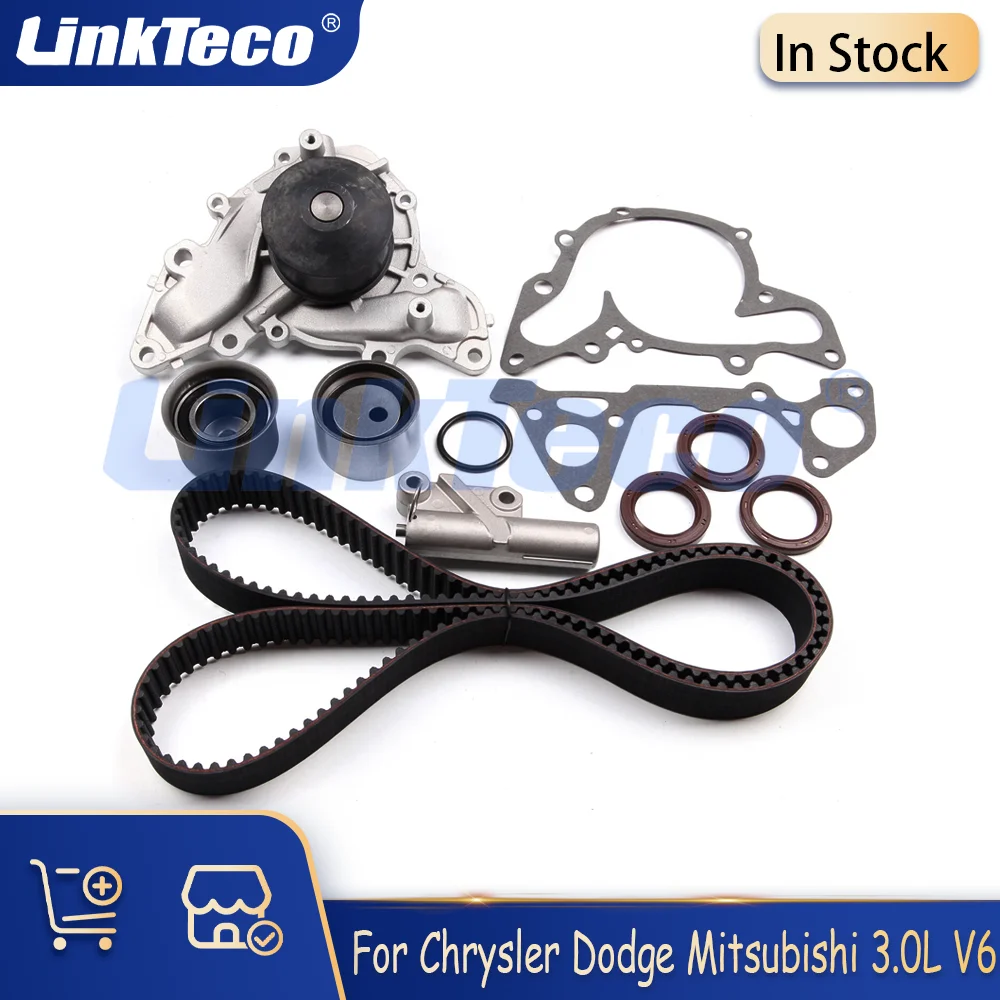 Timing Belt Kit Water Pump Fit 2.5 3.0 3.5 3.8 L V6 GAS EEB H00 For Chrysler Clrrus Dodge Stratus Mitsubishi 1997-2012 TCKWP287B
Timing Belt Kit Water Pump Fit 2.5 3.0 3.5 3.8 L V6 GAS EEB H00 For Chrysler Clrrus Dodge Stratus Mitsubishi 1997-2012 TCKWP287B