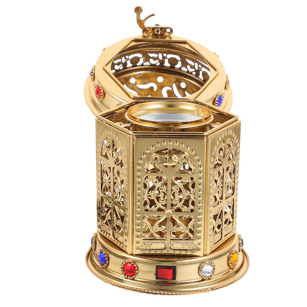 Electric Incense Burner Middle Eastern Style Tabletop Electric Censer Metal Incense Burner (US Plug)
Electric Incense Burner Middle Eastern Style Tabletop Electric Censer Metal Incense Burner (US Plug)