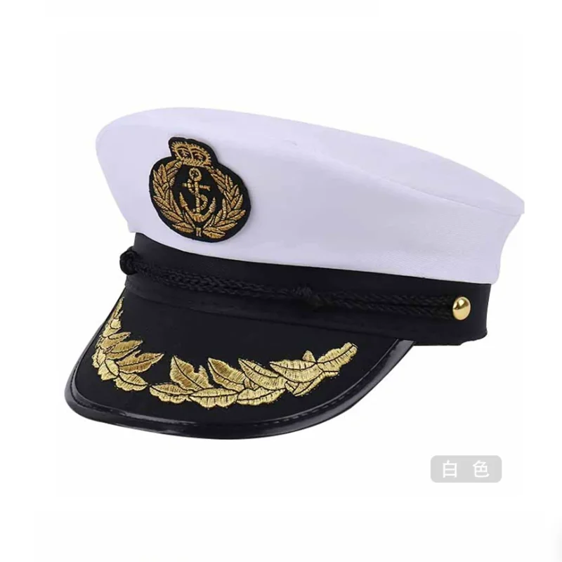 White Uniform Hat Male Pilot Aircraft Long Cap Stage Performance Navy Feng Shui Hat Female
White Uniform Hat Male Pilot Aircraft Long Cap Stage Performance Navy Feng Shui Hat Female