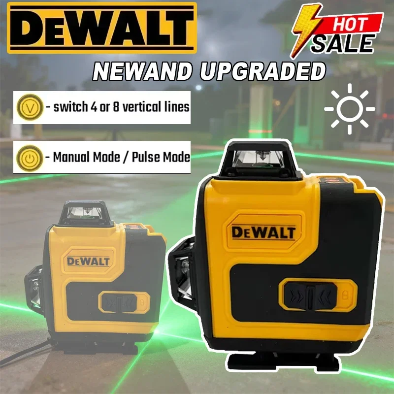 Лазерный уровень Dewalt 360° зеленый, 16 линий, 4D, самовыравнивающийся, 360° по горизонтали и вертикали, сверхмощный луч, строительные инструменты, оригинал
Лазерный уровень Dewalt 360° зеленый, 16 линий, 4D, самовыравнивающийся, 360° по горизонтали и вертикали, сверхмощный луч, строительные инструменты, оригинал