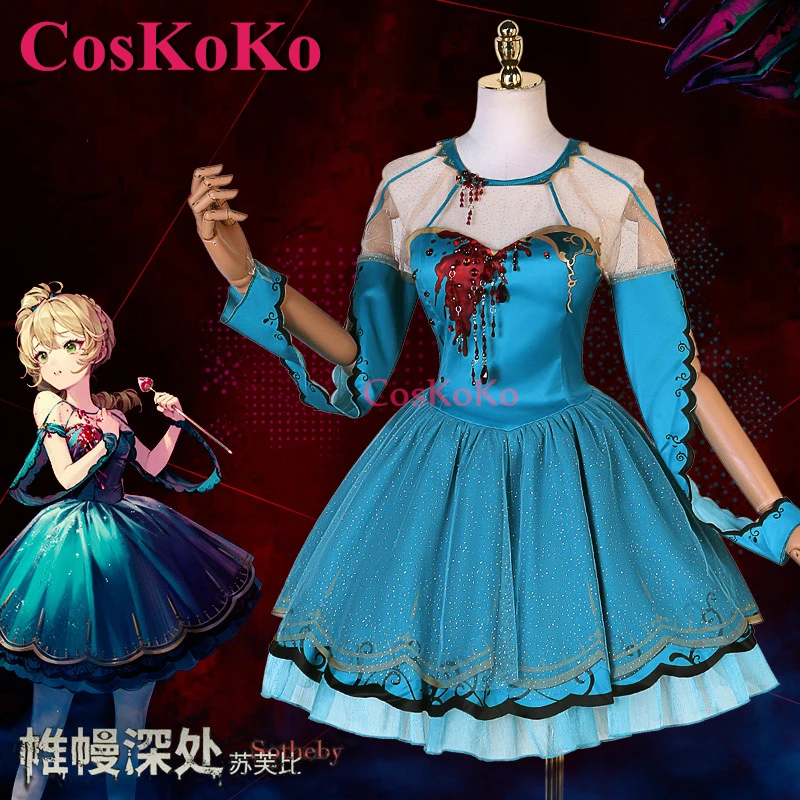 CosKoKo Sotheby Cosplay Anime Game Reverse:1999 Costume New Skin Sweet Elegant Blue Dress Halloween Party Role Play Clothing
CosKoKo Sotheby Cosplay Anime Game Reverse:1999 Costume New Skin Sweet Elegant Blue Dress Halloween Party Role Play Clothing