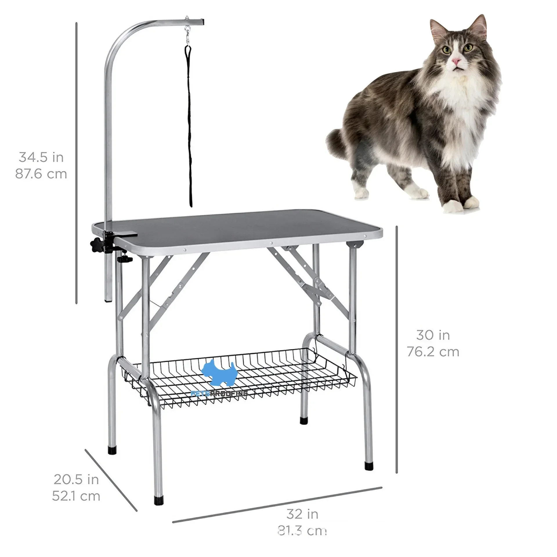 Stainless Steel Pet Beauty Table Foldable Beauty Table Non slip Desktop Grooming Table Pet Products
Stainless Steel Pet Beauty Table Foldable Beauty Table Non slip Desktop Grooming Table Pet Products
