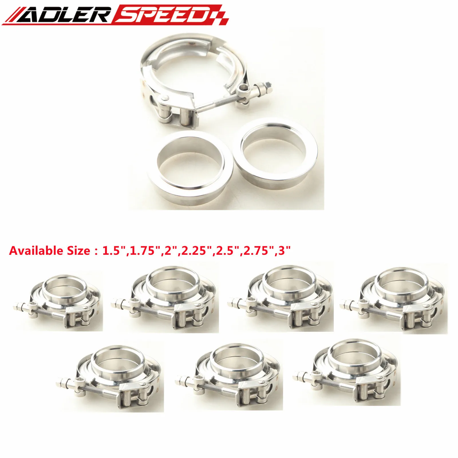 1.5",1.75",2",2.25",2.5",2.75",3" 3.5” 4.0“Quick Release Turbo V Band Clamp & Mild Steel Male/Female Flange
1.5",1.75",2",2.25",2.5",2.75",3" 3.5” 4.0“Quick Release Turbo V Band Clamp & Mild Steel Male/Female Flange