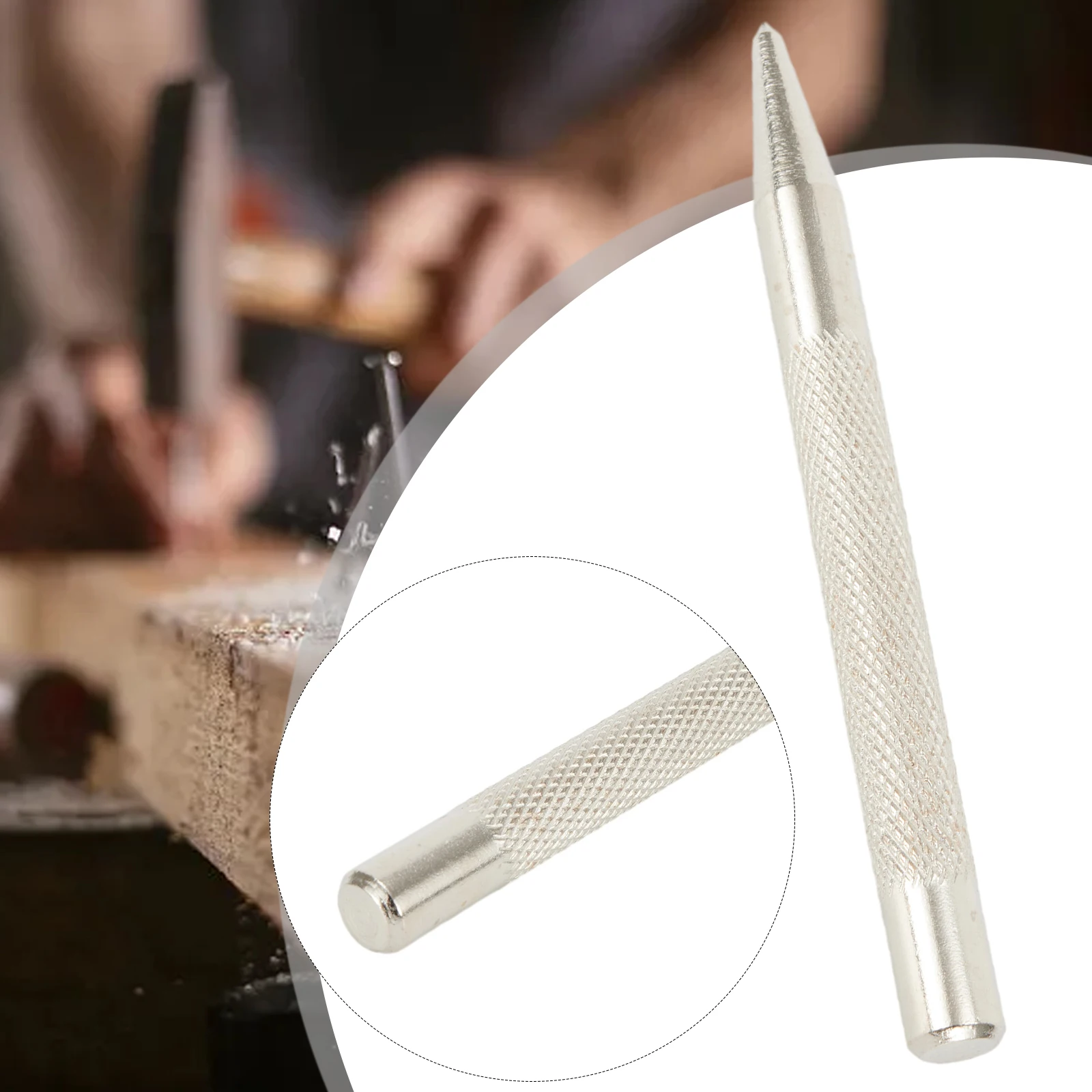 1pc 94mm Knurled Centre Punch Spot Dot Center Center Punches Sliver Carbon Steel Drilling Metal Hardened Practical
1pc 94mm Knurled Centre Punch Spot Dot Center Center Punches Sliver Carbon Steel Drilling Metal Hardened Practical