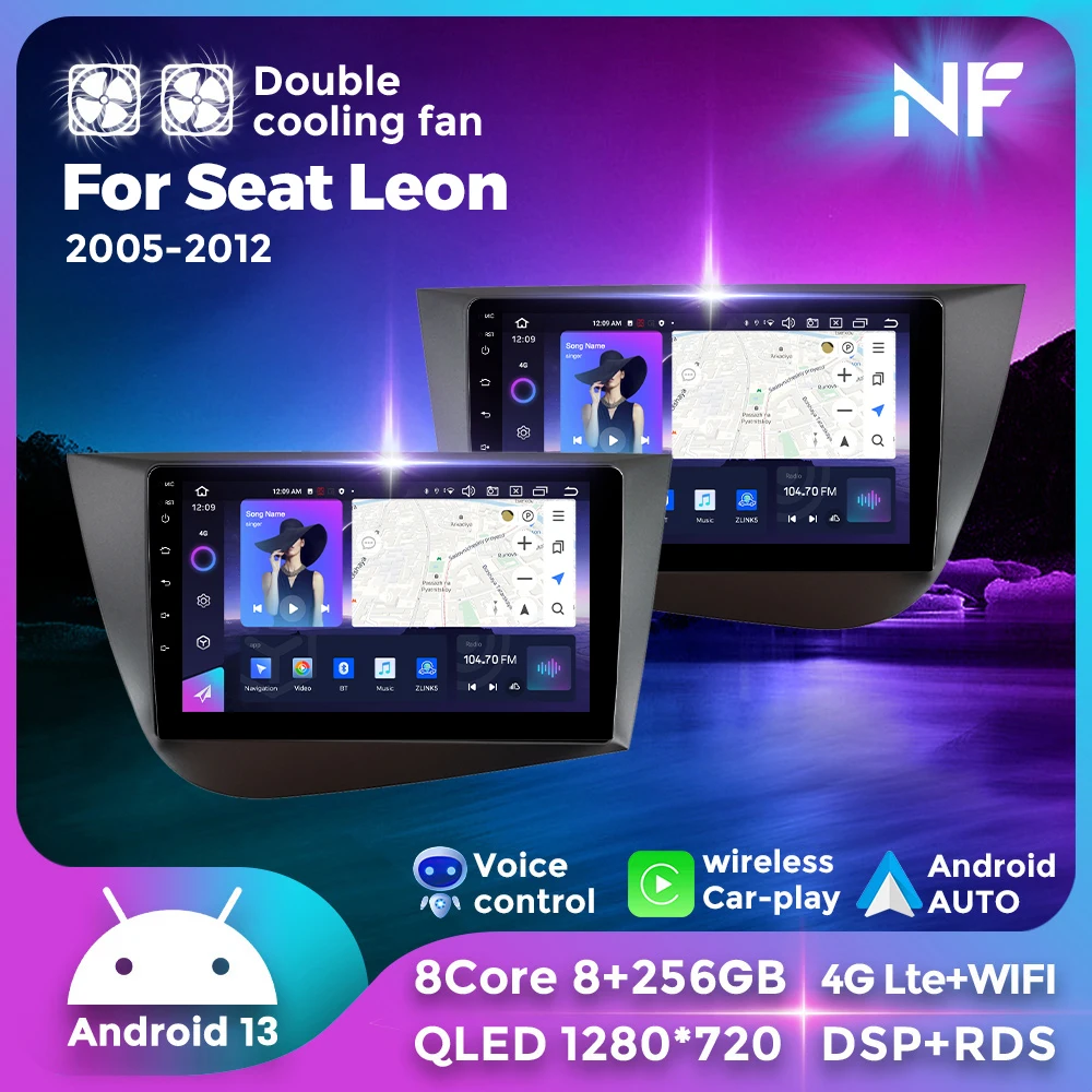 4G LTE Android 13 Auto GPS For Seat Leon 2 MK2 SEAT 2002 - 2012 Wireless CarPlay Auto Radio Multimedia HD Player 2Din Car Radio
4G LTE Android 13 Auto GPS For Seat Leon 2 MK2 SEAT 2002 - 2012 Wireless CarPlay Auto Radio Multimedia HD Player 2Din Car Radio