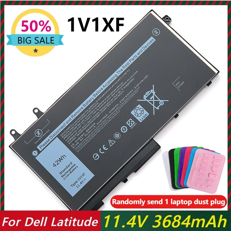 1V1XF Laptop Battery for Dell Latitude 5410 5400 5500 Precision 3550 3540 Inspiron 7590 7591 2-in-1 Series 01V1XF R8D7N 4GVMP
1V1XF Laptop Battery for Dell Latitude 5410 5400 5500 Precision 3550 3540 Inspiron 7590 7591 2-in-1 Series 01V1XF R8D7N 4GVMP