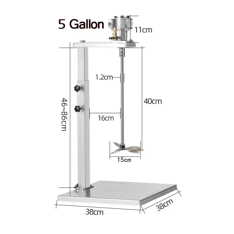 Upgrade Pneumatic mixer industrial lift paint agitator small-ton drum dispersed ink glue liquid paint
Upgrade Pneumatic mixer industrial lift paint agitator small-ton drum dispersed ink glue liquid paint