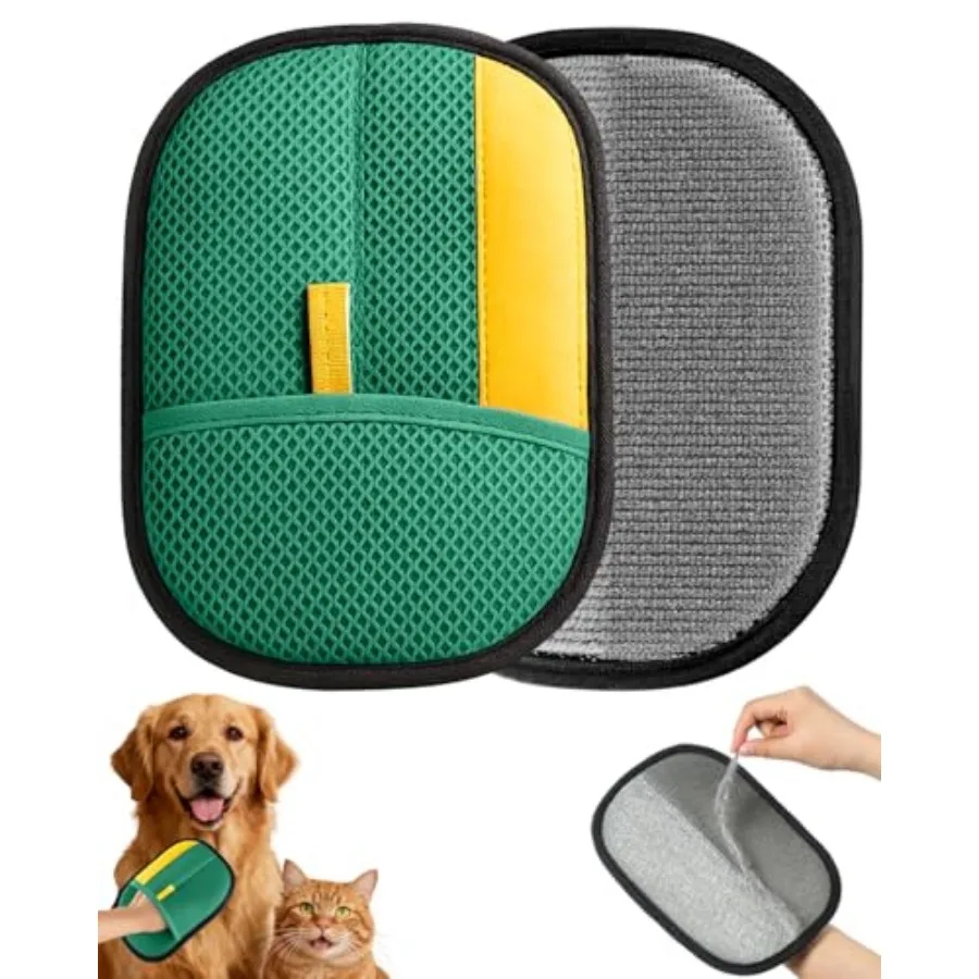 Pet Hair Removal Glove, Upgraded Thickened Pet Hair Remover Glove for Cats and Dogs, Reusable Powerful Cat Grooming Gloves, Pet
Pet Hair Removal Glove, Upgraded Thickened Pet Hair Remover Glove for Cats and Dogs, Reusable Powerful Cat Grooming Gloves, Pet