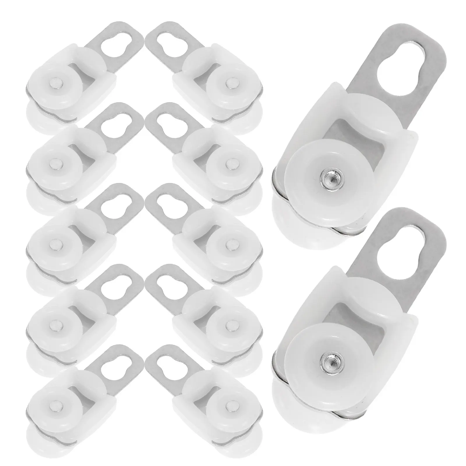 20Pcs Curtain Track Rollers Silent Stainless Steel Heavy Duty Curtain Rail Gliders Smooth Sliding Gliding Wheels for Bedroom
20Pcs Curtain Track Rollers Silent Stainless Steel Heavy Duty Curtain Rail Gliders Smooth Sliding Gliding Wheels for Bedroom