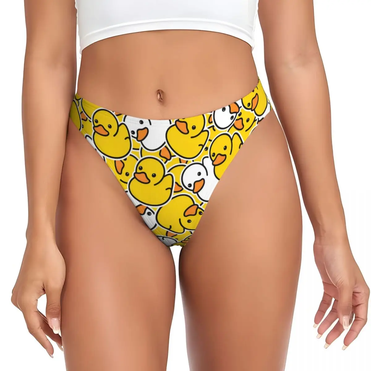 Custom Rubber Ducky Bathing Cartoon Pattern G-string Underwear Womens Comfortable Stretch Thong Panties
Custom Rubber Ducky Bathing Cartoon Pattern G-string Underwear Womens Comfortable Stretch Thong Panties