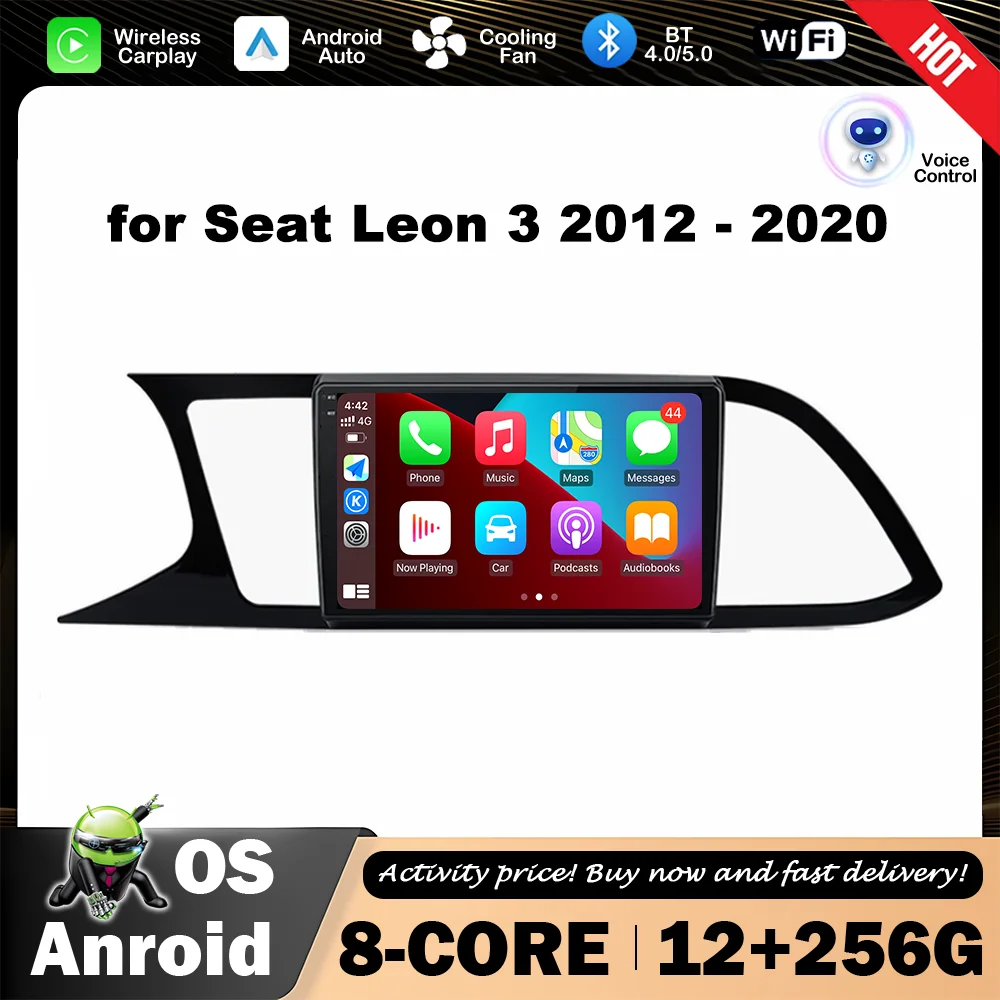 Left Hand Drive for Seat Leon 3 2012 - 2020 Android OS Car Radio Multimedia Audio Player Wireless Carplay GPS Navigation WiFi
Left Hand Drive for Seat Leon 3 2012 - 2020 Android OS Car Radio Multimedia Audio Player Wireless Carplay GPS Navigation WiFi