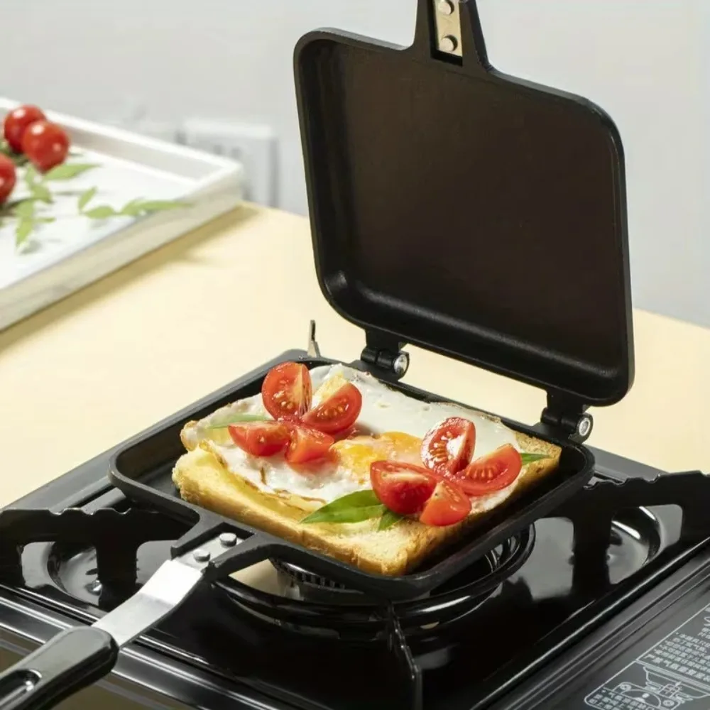 CooKware Non-Stick Sandwich Maker Double-Sided Aluminum Alloy Toast Frying Pan Detachable Omelette Pan Outdoor
CooKware Non-Stick Sandwich Maker Double-Sided Aluminum Alloy Toast Frying Pan Detachable Omelette Pan Outdoor