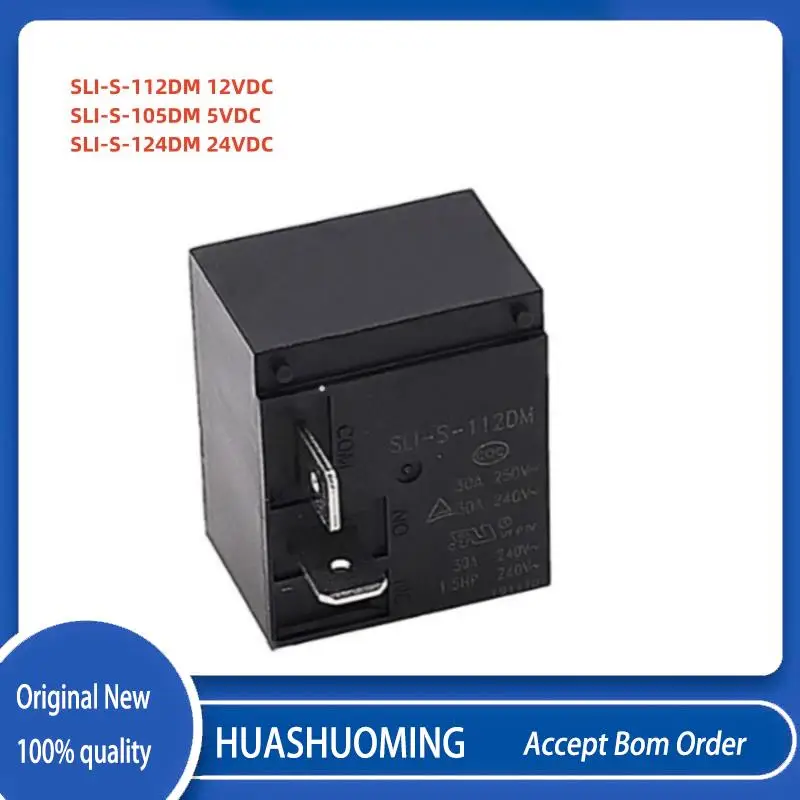 5 шт./лот Новые тиристоры SLI-S-105DM 5VDC, SLI-S-112DM, SLI-SH-112DM 12VDC, SLI-S-124DM 24VDC, 4 контакта, 30А
5 шт./лот Новые тиристоры SLI-S-105DM 5VDC, SLI-S-112DM, SLI-SH-112DM 12VDC, SLI-S-124DM 24VDC, 4 контакта, 30А