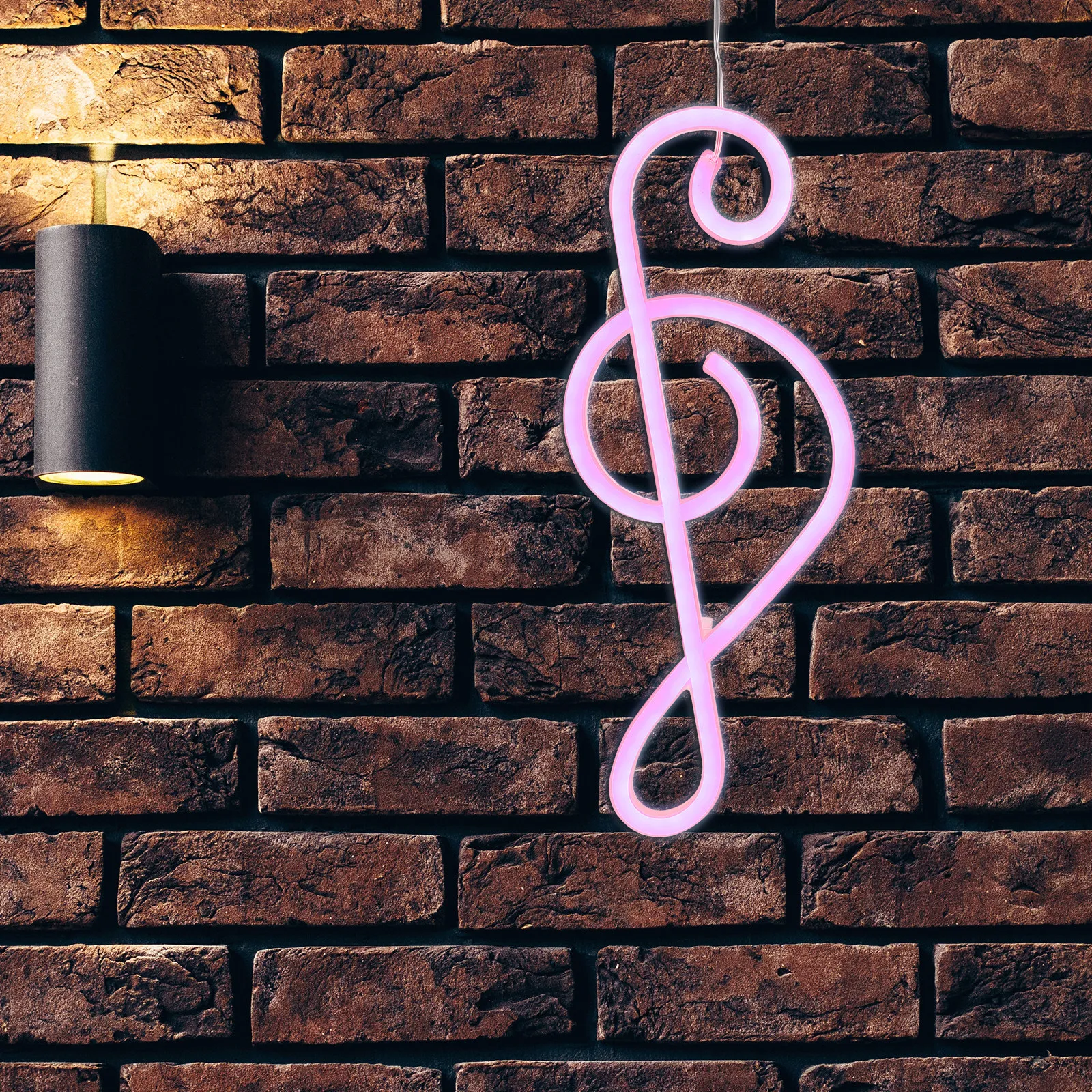 Music Note Shaped Neon Light Decor Lamp Warm Mild Glow Creative Decorative Night Light for Bedroom Living Room
Music Note Shaped Neon Light Decor Lamp Warm Mild Glow Creative Decorative Night Light for Bedroom Living Room