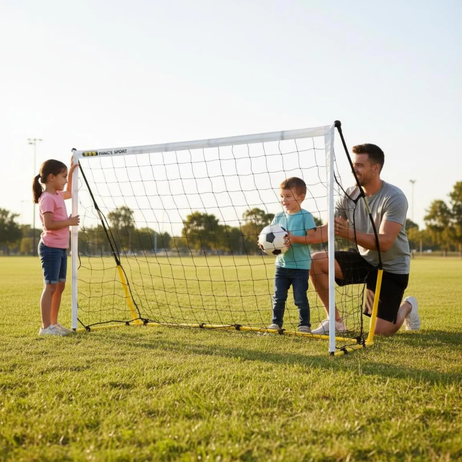 Foldable Soccer Goal Easy Setup Detachable Practice Goal Sports Gear Training Equipment for Backyard
Foldable Soccer Goal Easy Setup Detachable Practice Goal Sports Gear Training Equipment for Backyard