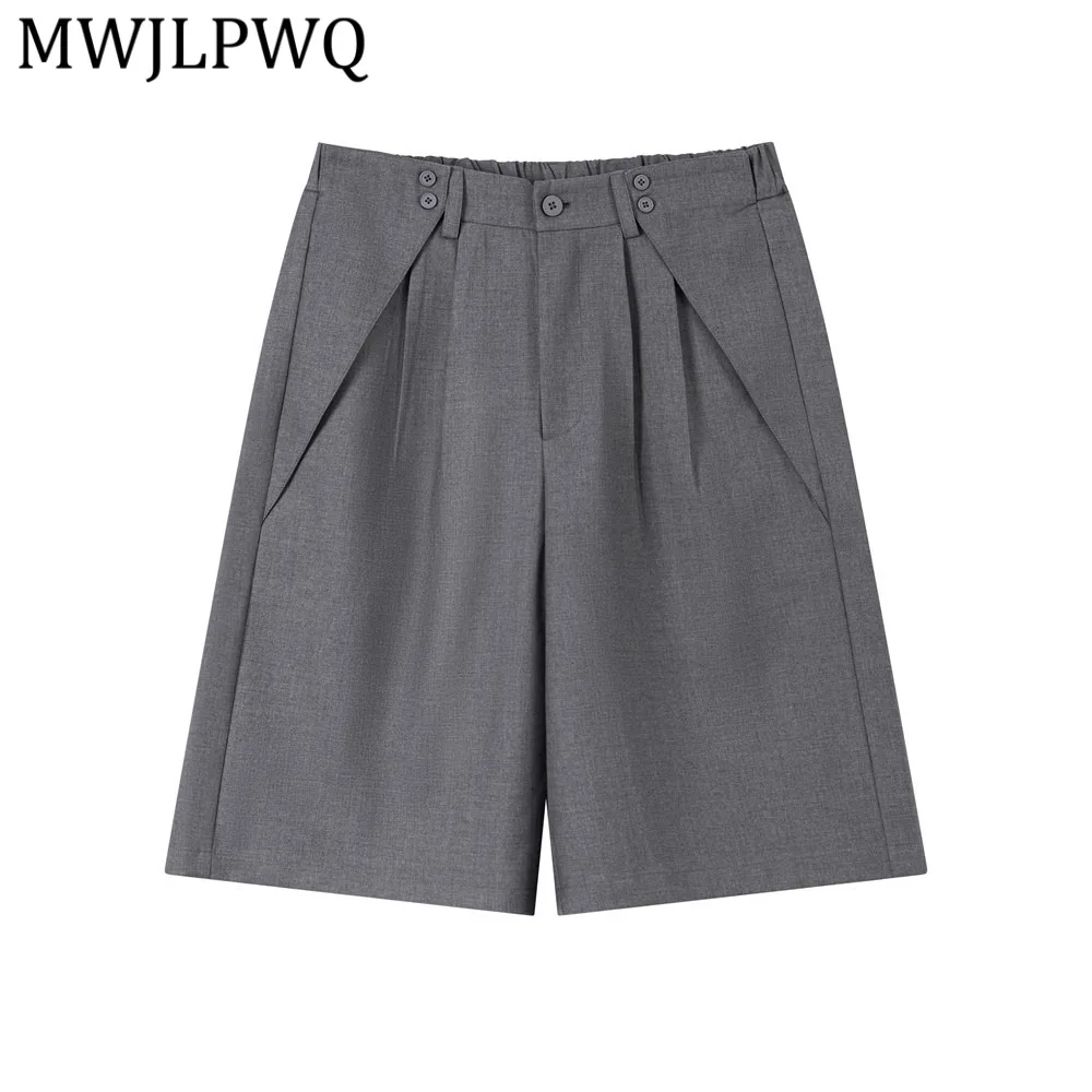 MWJLPWQ Stylish Drapey Wide-Leg Suit Shorts For Men Summer Vibe Trendy Versatile Loose-Fit Solid Color Male Casual Pants 15067
MWJLPWQ Stylish Drapey Wide-Leg Suit Shorts For Men Summer Vibe Trendy Versatile Loose-Fit Solid Color Male Casual Pants 15067