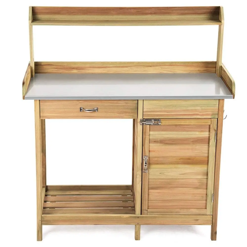 Garden Wooden Work Station Potting Bench
Garden Wooden Work Station Potting Bench