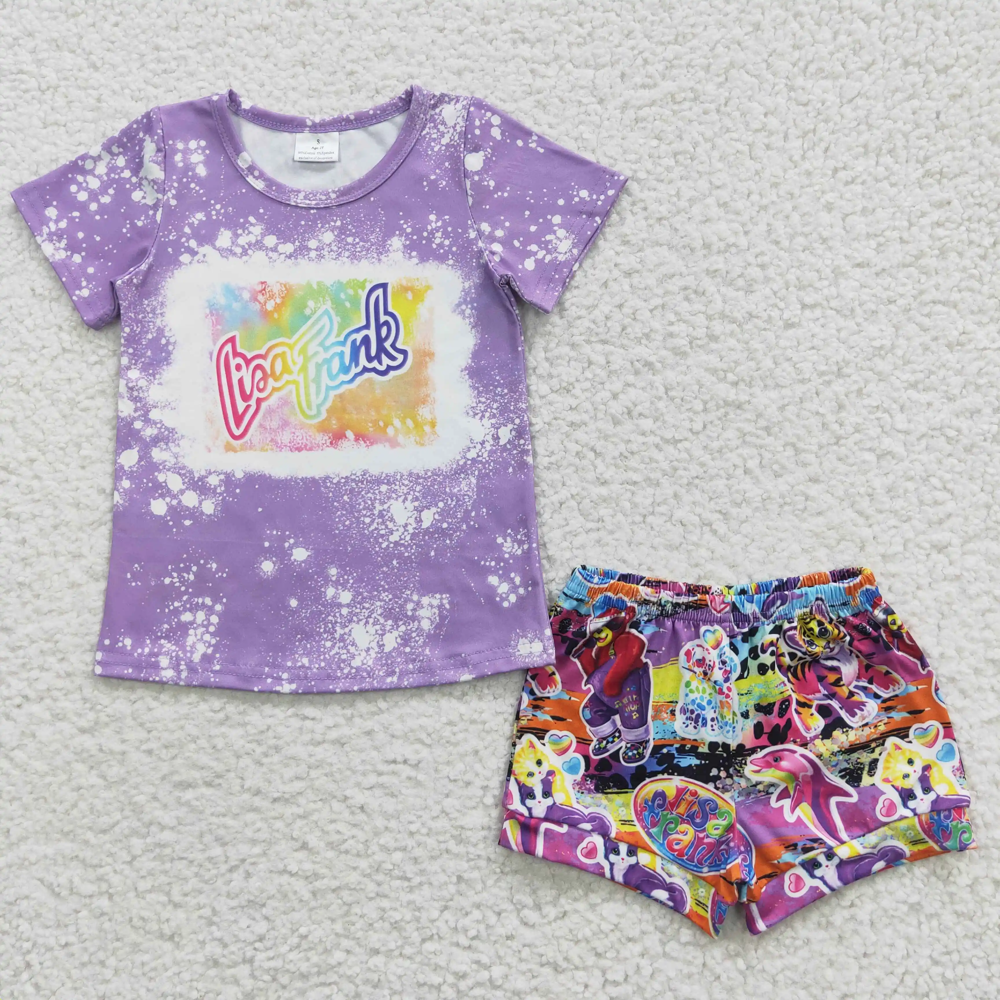 2023 New Arrivals RTS Kids Cartoon Clothes Sets Baby Purple Summer Shorts Apparels Girls Toddler Outfits
2023 New Arrivals RTS Kids Cartoon Clothes Sets Baby Purple Summer Shorts Apparels Girls Toddler Outfits