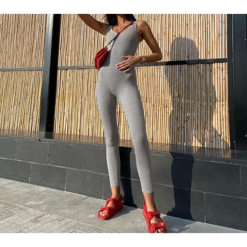 Women's Basic Home Wear Jumpsuit Summer 2026 NewVest Tight Stretchable Soft Yoga Fitness Workout Activewear One Piece Jumps
Women's Basic Home Wear Jumpsuit Summer 2026 NewVest Tight Stretchable Soft Yoga Fitness Workout Activewear One Piece Jumps