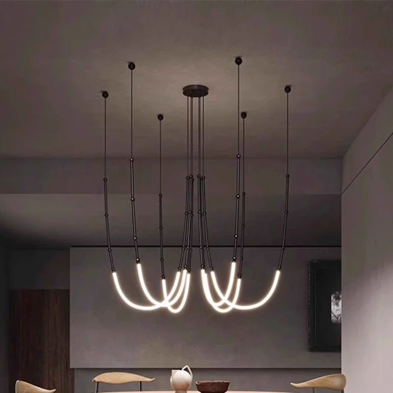 Living room loft villa stairwell minimalist model room empty dining room light
Living room loft villa stairwell minimalist model room empty dining room light