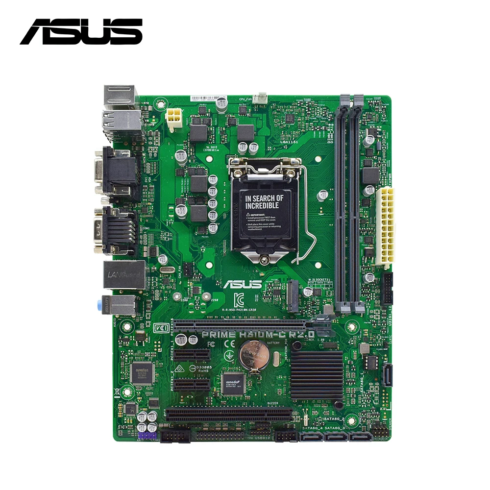 ASUS PRIME H310M-C R2.0 Used MAIN BOARD H310 Chipset H310 Motherboard Micro ATX Intel Motherboard LGA 1151 Support Core 8th Gen
ASUS PRIME H310M-C R2.0 Used MAIN BOARD H310 Chipset H310 Motherboard Micro ATX Intel Motherboard LGA 1151 Support Core 8th Gen