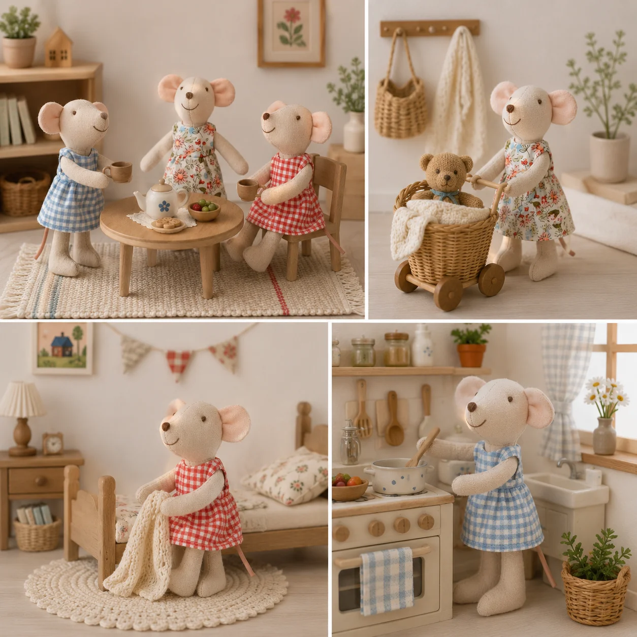 Ins Danish fairy tale mouse decoration doll: cute decompression pinch toy decompression finger doll suitable for 0-3
Ins Danish fairy tale mouse decoration doll: cute decompression pinch toy decompression finger doll suitable for 0-3