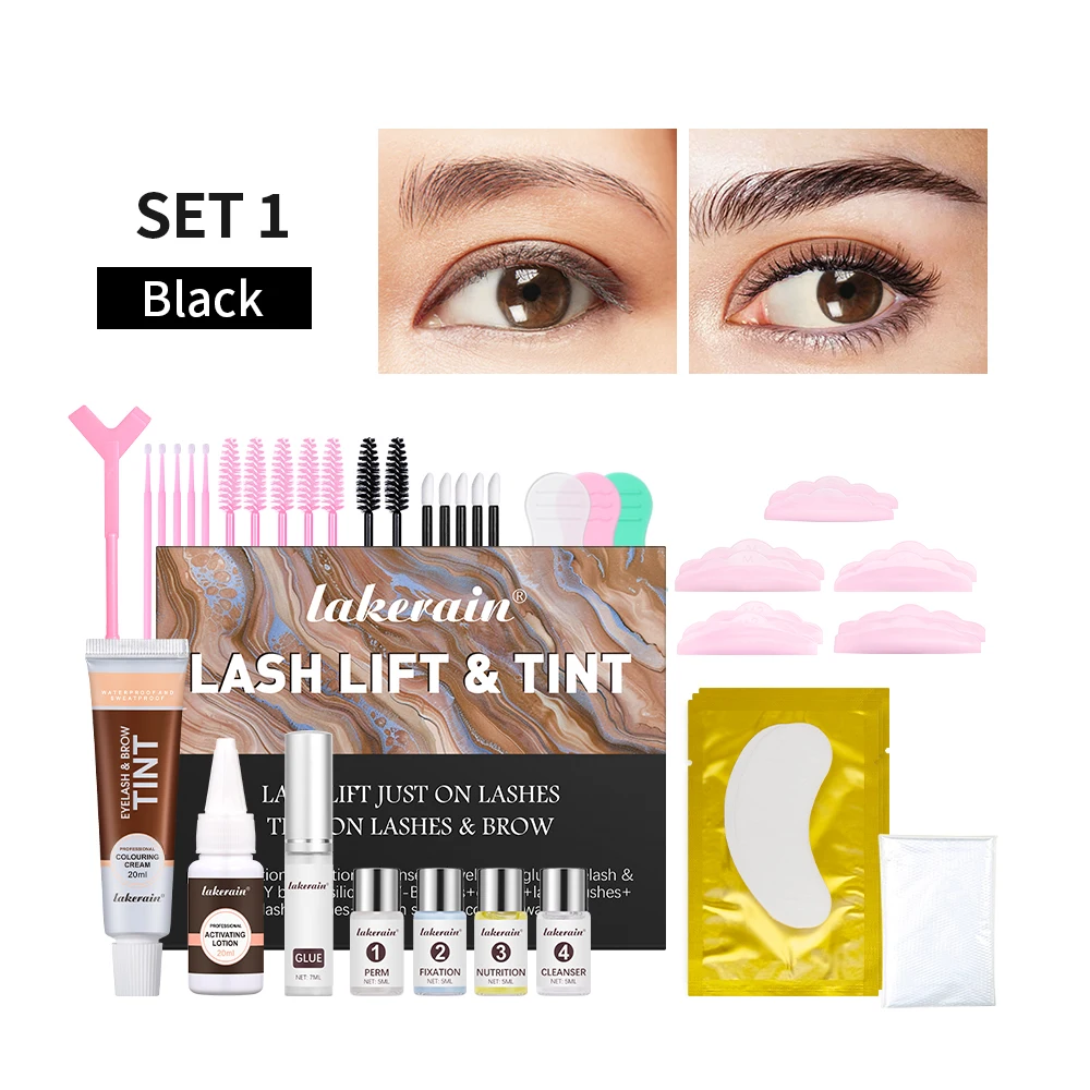 Professional Eyelash Perm & Tint Kit Black Brown Eyelash Eyebrow Lifting Curling Set Lash Lift kit Home Salon Use Makeup Tools
Professional Eyelash Perm & Tint Kit Black Brown Eyelash Eyebrow Lifting Curling Set Lash Lift kit Home Salon Use Makeup Tools