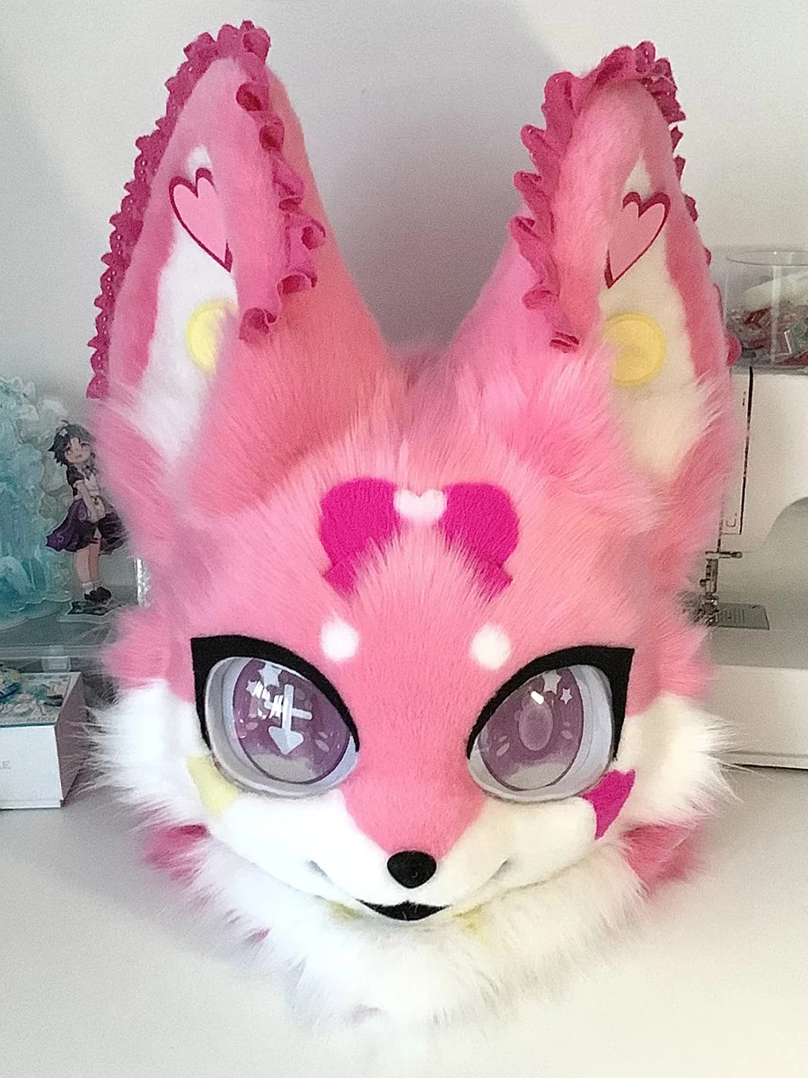 Furry Head Fursuit Headsets CuteCosplay Dog Wolf Head Costumes Customized Fursona Comiket Furries Doll Kig Series Kawaii Animal
Furry Head Fursuit Headsets CuteCosplay Dog Wolf Head Costumes Customized Fursona Comiket Furries Doll Kig Series Kawaii Animal