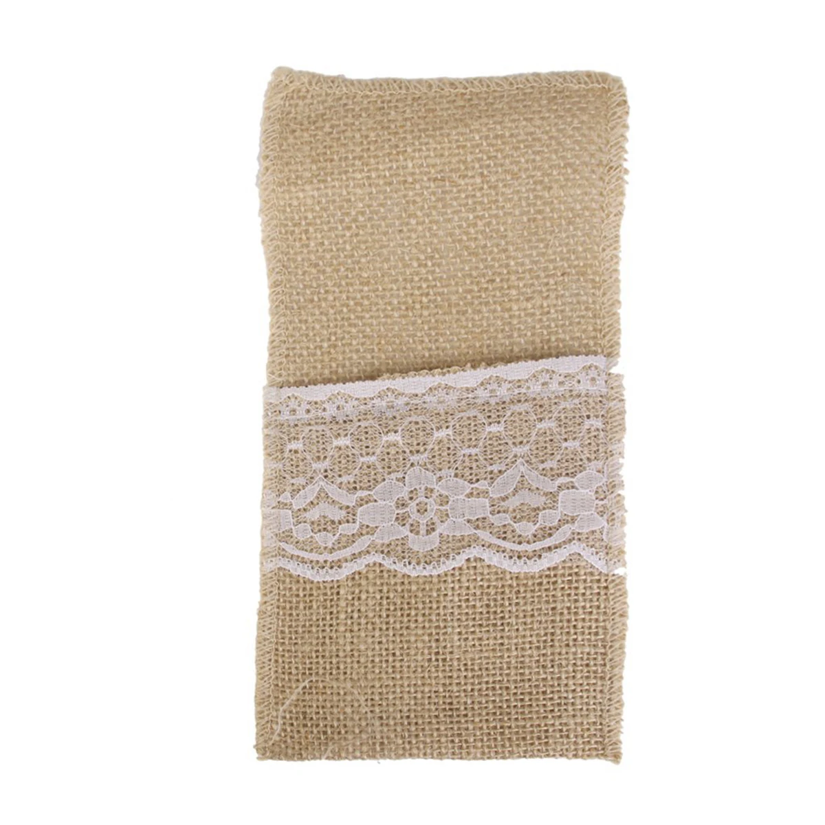 6pcs Tableware Storage Bag Burlap Cutlery Pocket 21x11cm White Brown Kitchen Utensil Holder Lace Adornment Wedding Celebration
6pcs Tableware Storage Bag Burlap Cutlery Pocket 21x11cm White Brown Kitchen Utensil Holder Lace Adornment Wedding Celebration